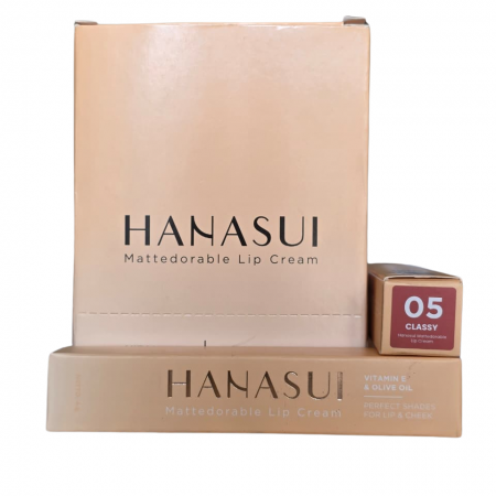 HANASUI MATTEDORABLE LIP CREAM 05 CLASSY 4gr x12pcs