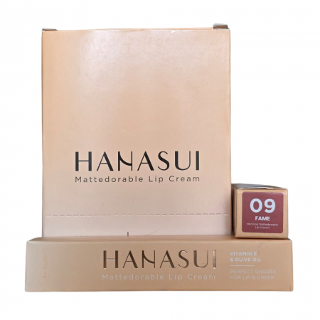 HANASUI MATTEDORABLE LIP CREAM 09 FAME 4gr x12pcs
