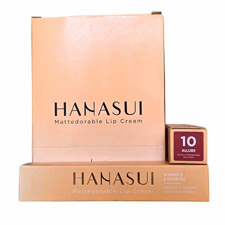 HANASUI MATTEDORABLE LIP CREAM 10 ALLURE 4gr x12pcs