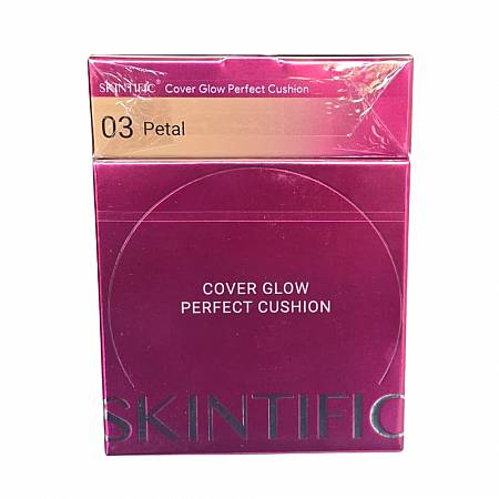 SKINTIFIC COVER GLOW PERFECT CUSHION 03 PETAL 11gr x12pcs