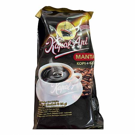 KAPAL API MANTAP KOPI + GULA (192gr (24gr x8sachet) x12pack)