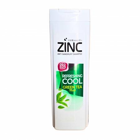 ZINC SHAMPOO REFRESHING COOL GREEN TEA MINT 170ml x24pcs