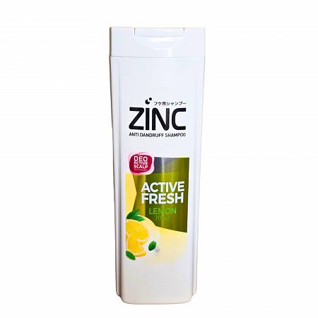 ZINC SHAMPOO ACTIVE FRESH LEMON MINT 170ml x24pcs