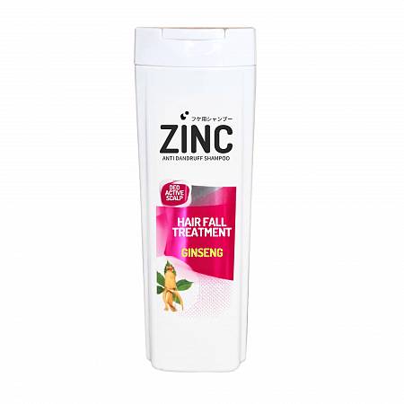 ZINC SHAMPOO HAIR FALL TREATMENT GINSENG 170ml x24pcs