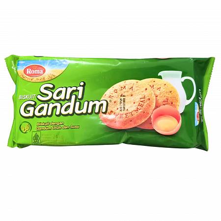 ROMA BISKUIT SARI GANDUM (240gr x5pcs x4pack)