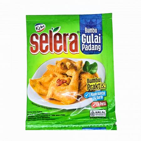KOBE SELERA BUMBU GULAI PADANG (70gr x10pcs) x12rcg
