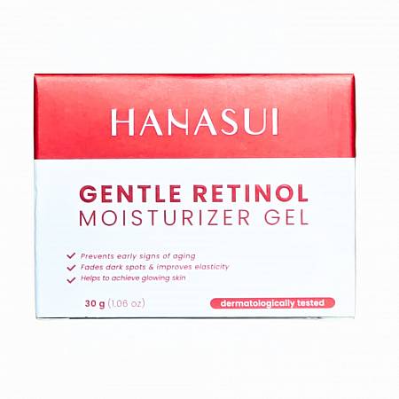 HANASUI GENTLE RETINOL MOISTURIZER GEL 30gr x48pcs